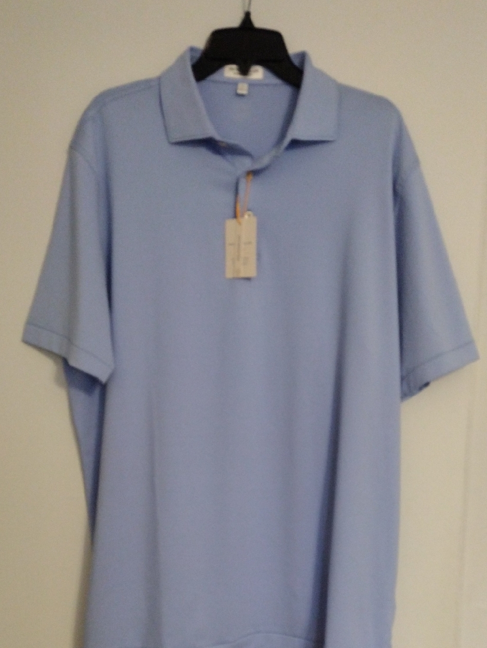 Peter Millar Pale Blue Short Sleeve Polo